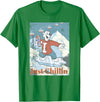 ICEE Bear Ice Boarding Just Chillin' T-Shirt - Kelly Green