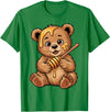 Funny bear design for kids men women Cute Bear Design for Bear Lover and Bear T-Shirt - Kelly Green
