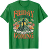 Easter Jesus Christian Friday Is Good Cause Sunday Is Coming T-Shirt in Kelly Green