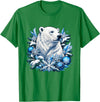 Arctic Polar Bear Snowflake Winter Christmas Christmas Polar Bear Snowflakes Winter Ornaments T-Shirt - Kelly Green