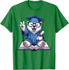 Polar Bear Lovers Graduation Day 2024 Costume Peace Sign Hand Graduate Polar Bear Mens Womens Graduation T-Shirt - Kelly Green