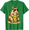 Pickle Munching Guinea Pig Designs Funny Guinea Pig Pickle Lover T-Shirt - Kelly Green
