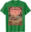 Just Waiting for Halloween Tarot Card art Halloween Tarot Card Spooky Summer Skeleton Just Waiting T-Shirt - Kelly Green