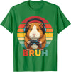 Gaming Guinea Pig Bruh Retro Gamer Guinea Pig Boys Guinea Pig Video Games Guinea Pig Bruh Retro Guinea Pig Boys T-Shirt - Kelly Green