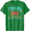 Funny Camping Lovers Gift Tee Hey Look A Menu Funny Bear Camping Retro Vintage Camper Car T-Shirt - Kelly Green
