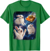 Bunny Chow Space Rabbit South Africa Food Curry Meme Funny T-Shirt in Kelly Green