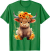 Western Shirts for Girls Men, Highland Cow Gifts Cow, Scottish Highland Cow, Western Wear, Highland Cow T-Shirt - Kelly Green
