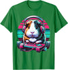 Guinea pig Rodent Game Lover Clothing Co. Guinea Pig Video Game Rodent Lover Animal Guinea Pigs Gamers T-Shirt - Kelly Green