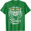Bear Gay Pride by Content Design Studio Gay Bear Community Bear with Glasses T-Shirt - Kelly Green