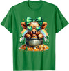 St. Patricks Day Highland Cow Highland Cow Tees St. Patricks Day Highland Cow Highland Cow T-Shirt - Kelly Green