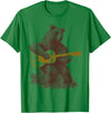 BEAR TEE Bear plays guitar for men and women T-Shirt - Kelly Green
