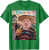 Pig John Pork Mexico Meme John Pork Funny Pig Man Mexican Fiesta Cinco de Mayo Taco T-Shirt - Kelly Green