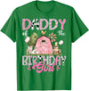 Famer Pink Cow Birthday Matching Tees Daddy Of The Birthday Girl 1St Birthday Pink Farm T-Shirt - Kelly Green