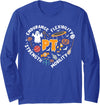 Physical Therapy design Physical Therapist pt halloween physical therapy spooky Long Sleeve T-Shirt - Royal Blue