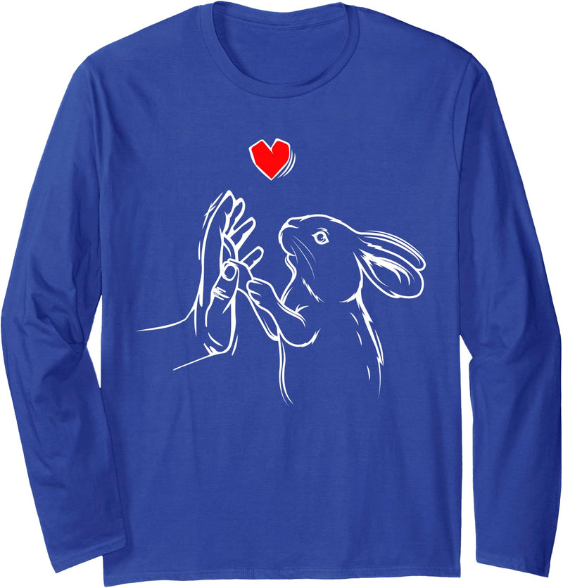 Rabbit Love Rabbit Long Sleeve Shirt in Royal Blue