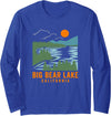 CA Lake Designs Big Bear Lake California Long Sleeve T-Shirt - Royal Blue