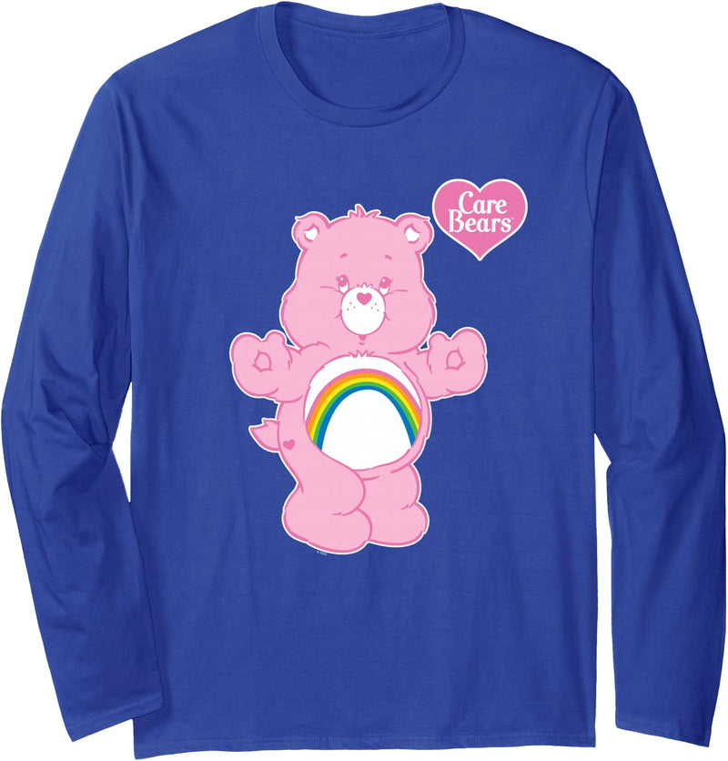Care Bears Cheer Bear Long Sleeve T-Shirt - Royal Blue