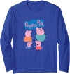 Peppa Pig Family Logo Long Sleeve T-Shirt - As Pictured