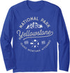 Yellowstone National Park Clothing Co. Yellowstone US National Park Bison Buffalo Vintage Men Women Long Sleeve T-Shirt -