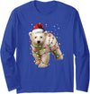 Christmas Gifts by Art Like Wow Santa Polar Bear, Christmas, Men Women Kids, Bear Lover Long Sleeve T-Shirt - Royal Blue