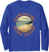 Sleeping Bear Dunes National Lakeshore Designs Sleeping Bear Dunes National Lakeshore Distressed Circle Long Sleeve T-Shirt - Royal Blue
