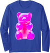 Urban Empyre Pink Gummy Bear Long Sleeve T-Shirt - Royal Blue