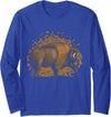 Buffalo Quotes Asian American Bison Ox Buffalo Long Sleeve T-Shirt - Royal Blue