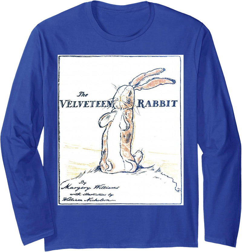 The Velveteen Rabbit Christmas Birthday Gift Long Sleeve Shirt in Royal Blue