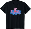 Peppa Pig Happy Centered Design T-Shirt - Black