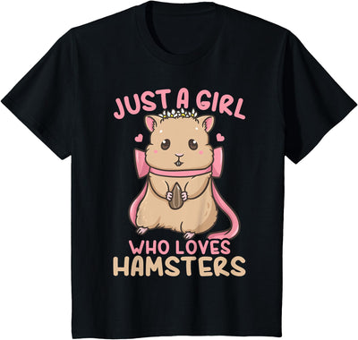 Kids Hamster Just A Girl Who Loves Hamsters T-Shirt