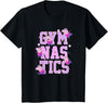 Kids Peppa Pig Gymnastics Stacked Text T-Shirt - Black