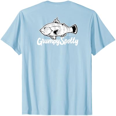 Grumpy Spotty Apparel Grumpy Spotted Bay Bass Everyday Shirt T-Shirt - size chart