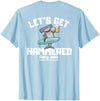 SALTY JOES Salty Joe's - Let's Get Hammered Lightweight, Graphic T-Shirt - size chart