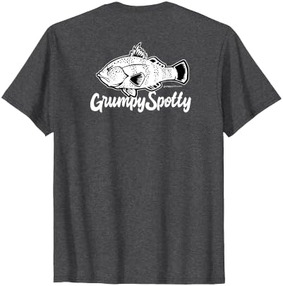 Grumpy Spotty Apparel Grumpy Spotted Bay Bass Everyday Shirt T-Shirt - size chart