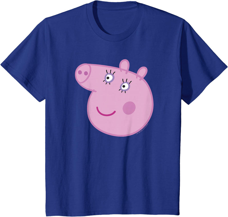 Peppa Pig Mummy Pig Head Shot T-Shirt - Royal Blue