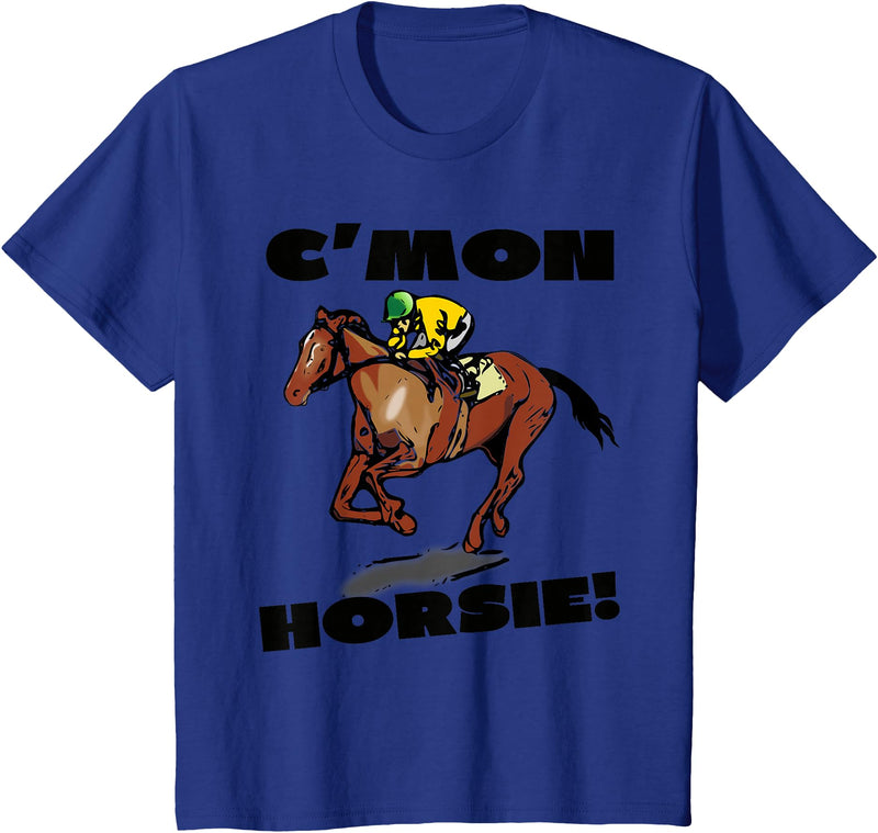 Horse Racing Shirts 101 Horse Racing Races Track T-shirt Boys Girls Youth Child T-Shirt - Royal Blue