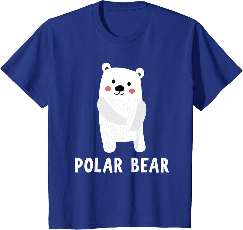 Cute Animal Shirts For Kids Co Polar Bear Shirt Boys Girls Cute Polar Bear Gift T-Shirt - Royal Blue
