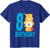 Care Bears Birthday Bear Celebrates A 8th Birthday T-Shirt - Royal Blue