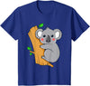 Charm's Children Clothing Cute Koala Bear T Shirt for Children | Kids Koala Bear Shirt T-Shirt - Royal Blue