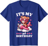 2 Year Old Girl Plane Birthday Party Kids Designs Kids 2nd Birthday Girls Airplane Birthday Party Teddy Bear Plane T-Shirt - Royal Blue