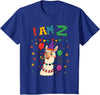 2 years old 2th birthday Llamas Llama Alpaca Shop 2 Years Old 2 Birthday Llamas Alpaca Boy Girl Llama T-Shirt - Royal Blue