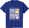 Peppa Pig Father's Day Daddy Pig Expert T-Shirt - Royal Blue