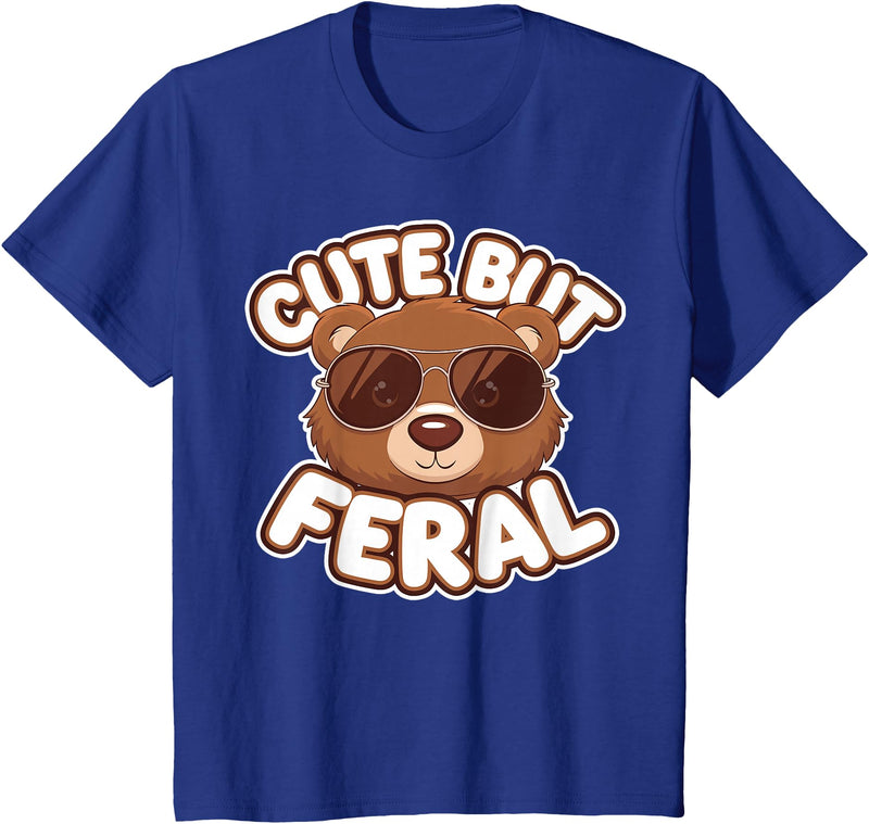 Kids Brown Bears Shirts Cute Brown Bear Kids T-Shirt - Royal Blue