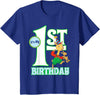 Children's My First Birthday Official Llama Llama Tee Shirt T-Shirt - Royal Blue