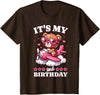2 Year Old Girl Plane Birthday Party Kids Designs Kids 2nd Birthday Girls Airplane Birthday Party Teddy Bear Plane T-Shirt - Brown