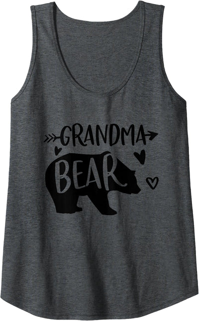 Womens Grandma Bear Gift, Gift for Grandma, Funny Grandmother Gift Tank Top