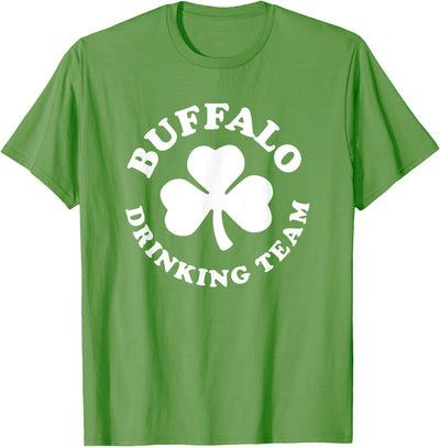 Cow Buffalo St Patricks Day Buffalo Drinking Team T-Shirt