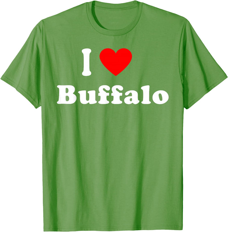I Love Buffalo City NY Hometown Matching Classic T-Shirt - Grass Green