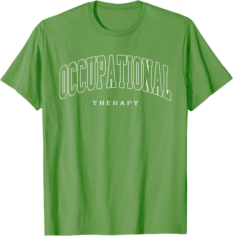 Vintage Pediatric Occupational Therapist Apparel Pediatric Occupational Therapy Occupational Therapist OT T-Shirt - Grass