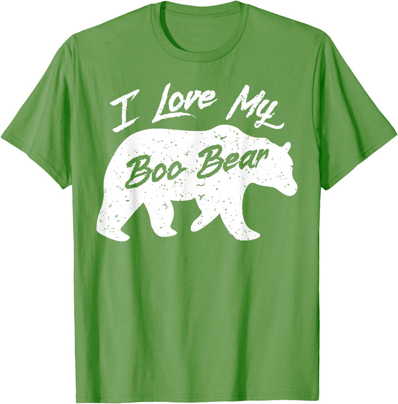 Halloween Party T-Shirt Co Boo Bear Shirt | Polar Bear Spirit Bear Halloween Apparel T-Shirt - Grass Green